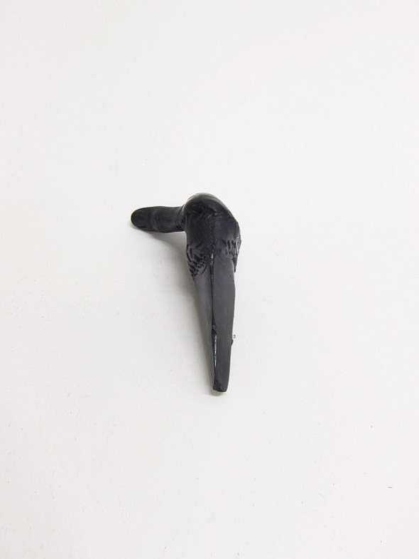 (Black magic) 18 x 12 x 10 cm graphite, polyurethane resin